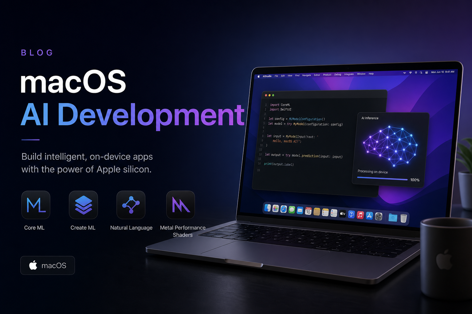 macOS 27 Systemoberfläche und KI-Entwicklungs-Workflow